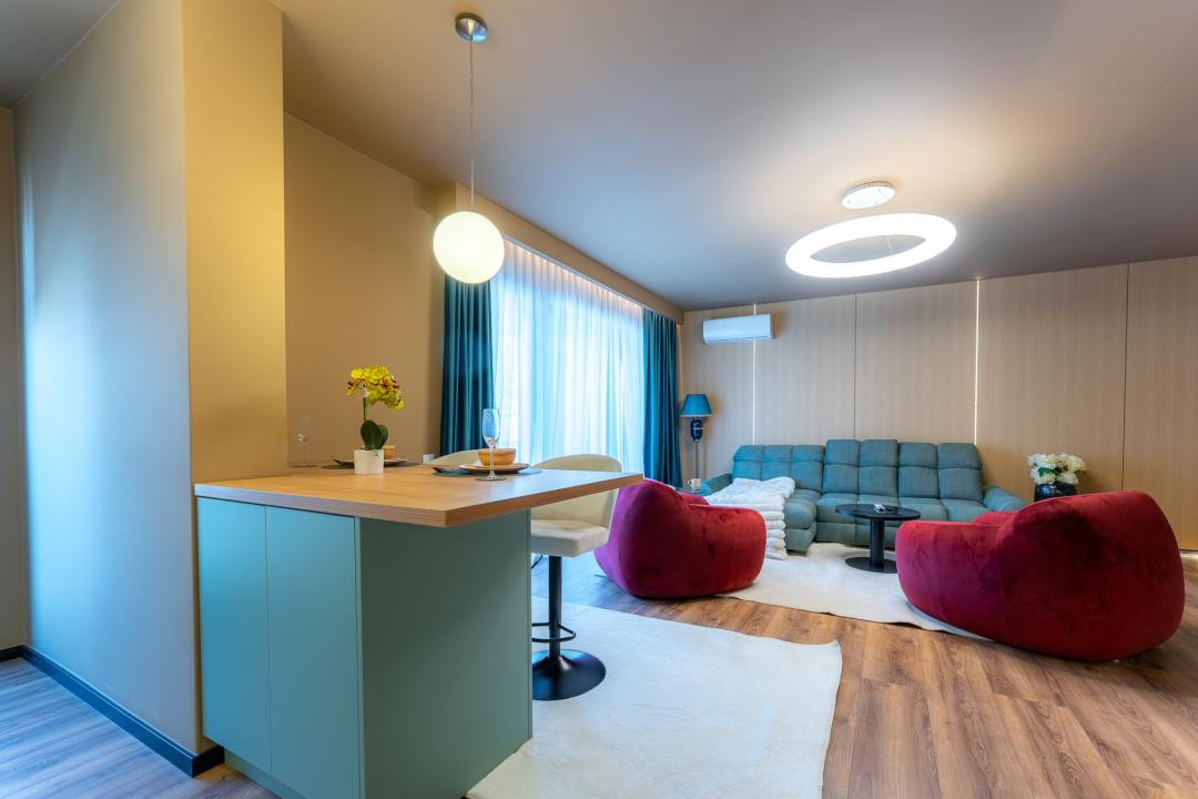 Apartament de 2 camere, Ultramodern, 58 mp, Terasa, Zona Intre Lacuri