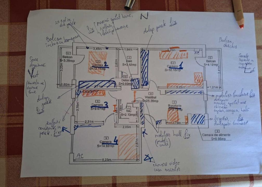 Apartament 4 cam 80 mp – Zonă  semicentrală – Ideal pentru familie