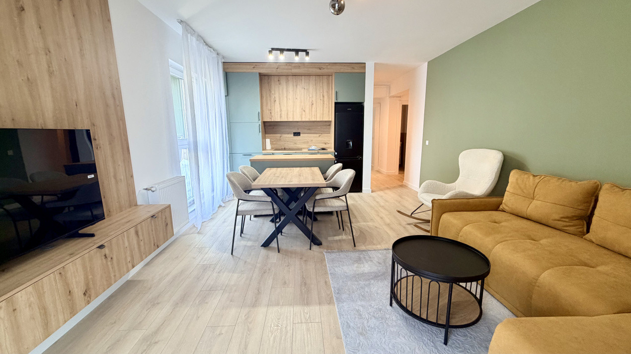 Apartament la cheie cu 3 camere,2 bai,etaj intermediar,zona Jysk