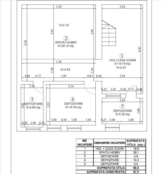 Spațiu pentru birouri, 400 mp utili, 1300 mp teren, zona Eurgen Ionesco