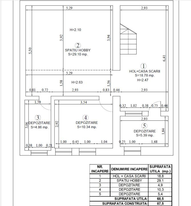Casă individuală, 400 mp utili, 1300 mp teren, zona Eugen Ionesco