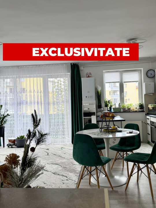 Apartament 62 mp utili ,etaj intermediar, zona KIK