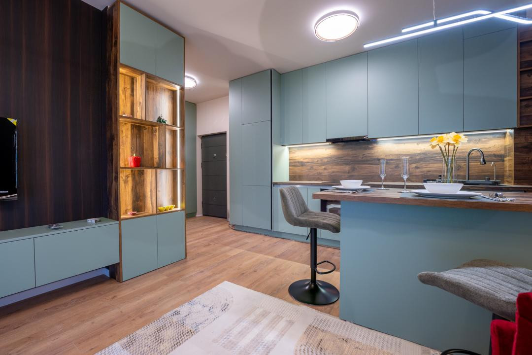 Apartament de 2 camere, Mobilat/Utilat, Ultramodern, 53 mp, Eroilor