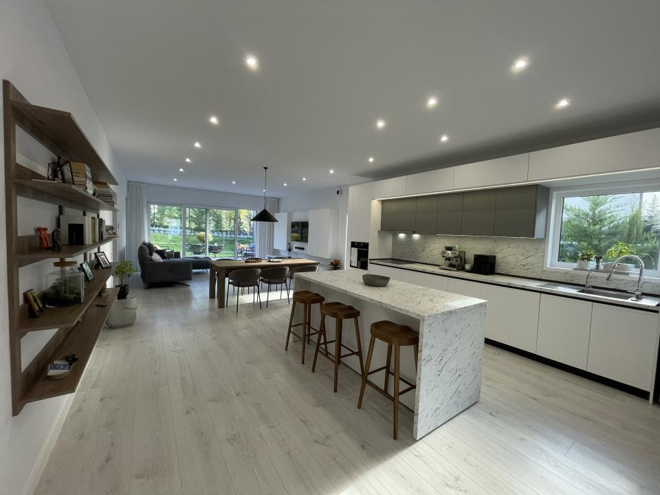 Casă individuală, 180 mp utili, 543 mp teren, ultrafinisată, zona Terra Gardens