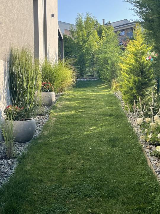 Casă individuală, 180 mp utili, 543 mp teren, ultrafinisată, zona Terra Gardens