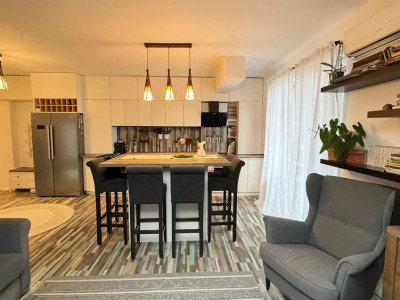 Apartament la cheie cu 2 camere, 52 mp, parcare, bloc nou, zona Edgar Quinet
