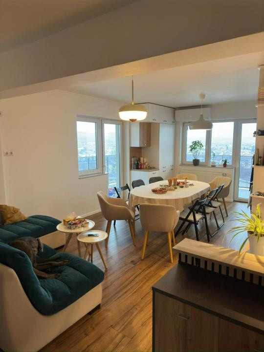 apartament cu 2 camere,terasa,garaj,zona Marasti