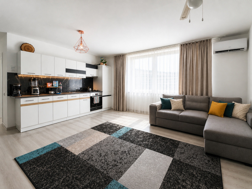 Apartament de 50m mp utili, parter înalt 