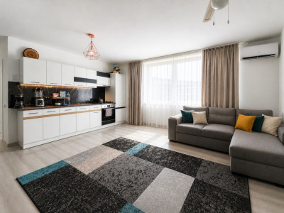 Apartament de 50m mp utili, parter înalt 