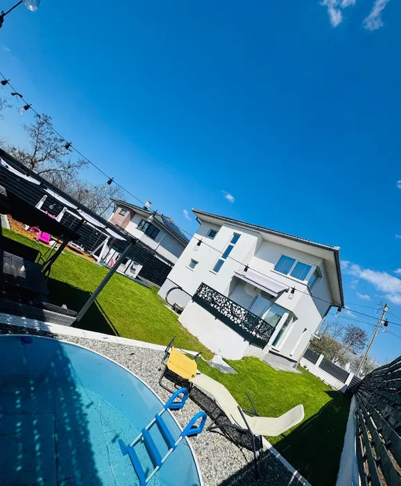 Casa individuala la cheie, 5 camere, 120mp, 400 teren, piscina, Loc Jucu de Sus