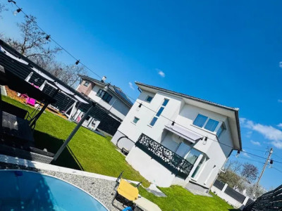 Casa individuala la cheie, 5 camere, 120mp, 400 teren, piscina, Loc Jucu de Sus
