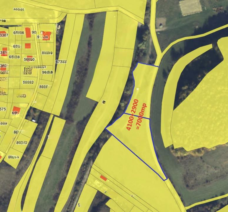 Teren extravilan 7000 mp - zona Hagau - Floresti