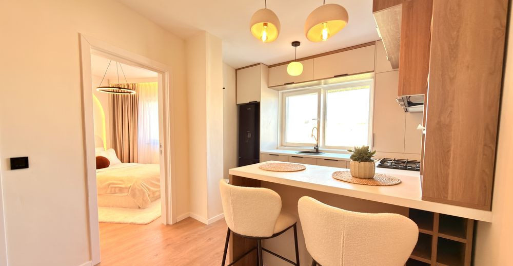 Apartament 2 camere decomandat, 43mp ultrafinisat, in zona Pod Calvaria
