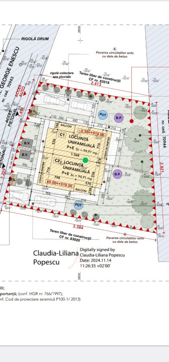 Duplex 120 mp Utili + 400 mp Gradina | Panorama Superba | 4 Camere | Chinteni