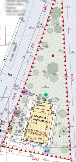 Casă individuală 120 mp utili, panoramă superbă, grădină 702 mp, Chinteni
