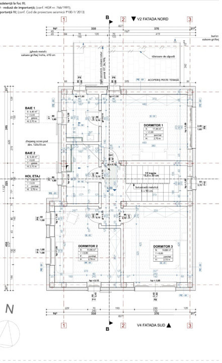 Casă individuală, 4 camere, 120 mp utili, teren liber 702 mp, Chinteni