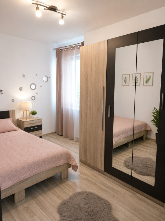 Apartament cu 2 camere,etaj intermediar, zona Atelierul de Pizza