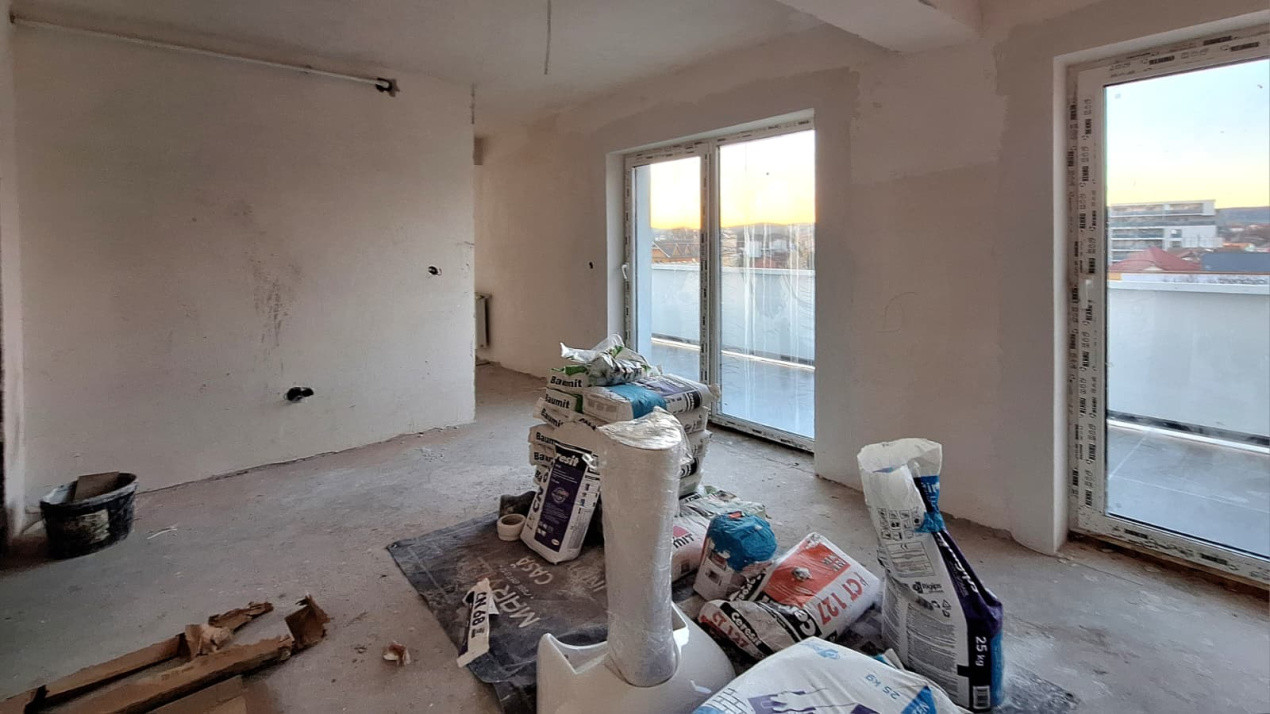 Apartament 2 camere 53mp+terasa 25mp, parcare, etaj intermediar, Corneliu Coposu