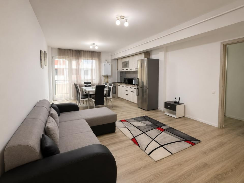 Apartament cu 2 camere, 55 mp, balcon, Baciu