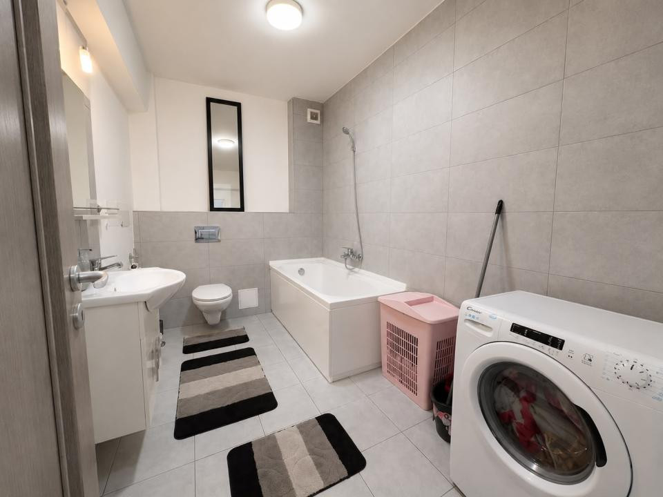 Apartament cu 2 camere, 55 mp, balcon, Baciu