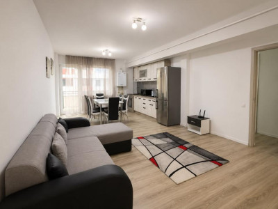 Apartament cu 2 camere, 55 mp, balcon, Baciu