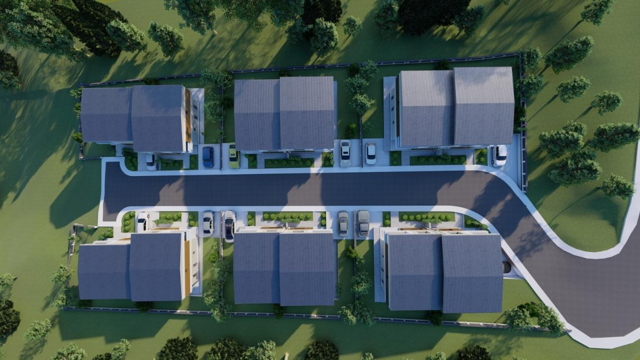 Casă Tip Duplex, 119,95 mp utili, grădină 245 mp, proiect nou, Strada Magnoliei