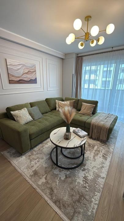 Apartament superfinisat la cheie,2 camere,etaj intermediar,bloc 2025