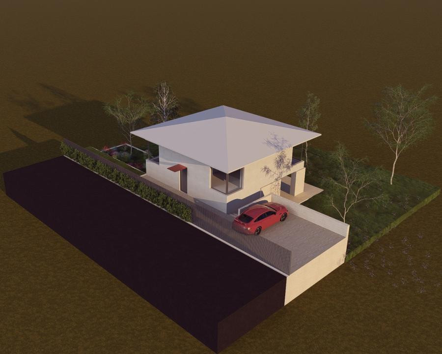 Teren autorizat casa individuala - 468 mp - ANL - Floresti 