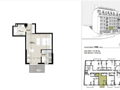Apartament 1 cameră, 41 mp, balcon, ansamblu exclusivist, zona Dorobanților