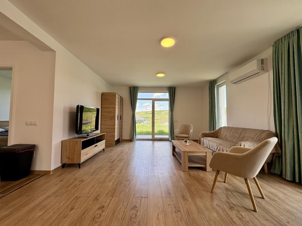 Casa individuala pe un singur nivel, 100 mp utili, 500 mp teren, Corușu
