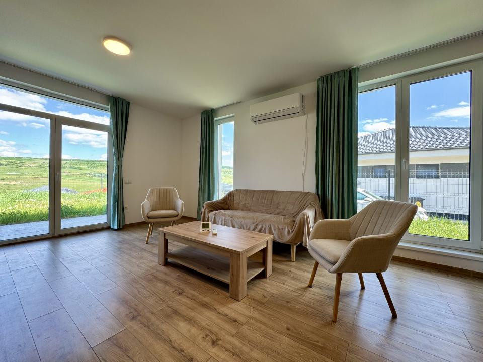 Casa individuala pe un singur nivel, 100 mp utili, 500 mp teren, Corușu