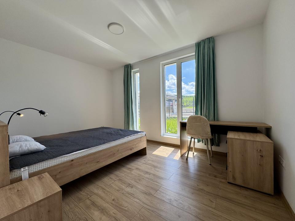 Casa individuala pe un singur nivel, 100 mp utili, 500 mp teren, Corușu