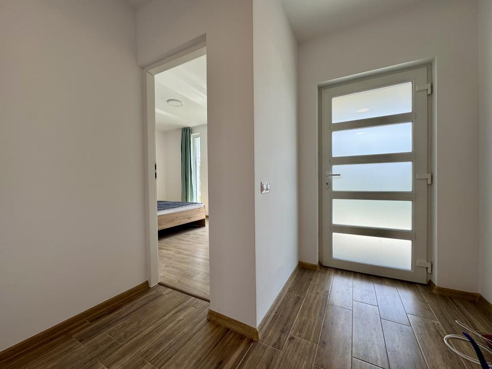 Casa individuala pe un singur nivel, 100 mp utili, 500 mp teren, Corușu