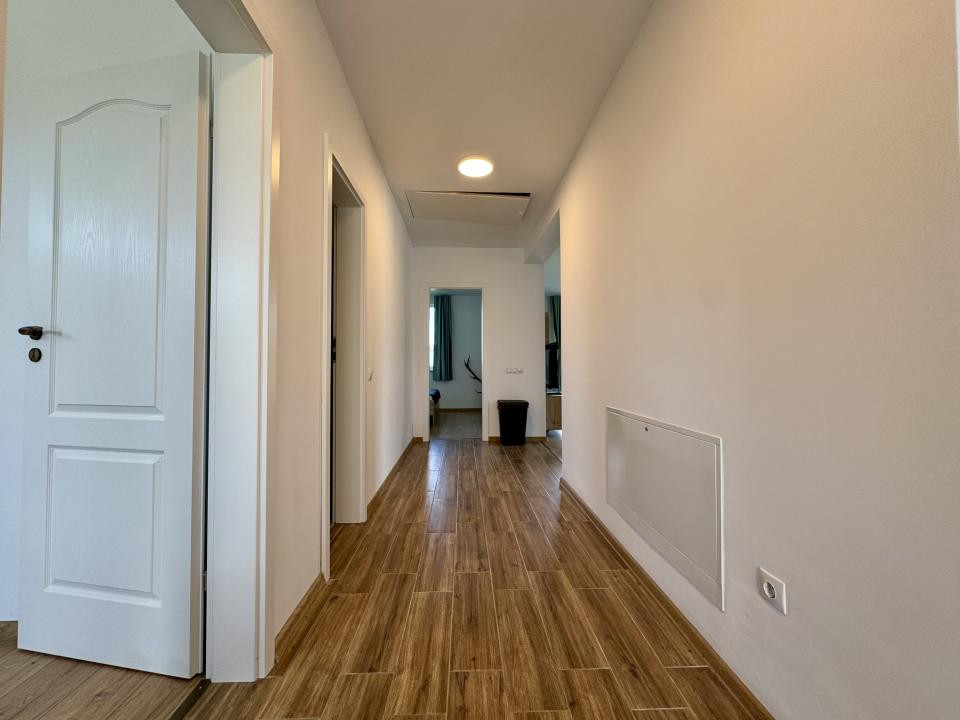 Casa individuala pe un singur nivel, 100 mp utili, 500 mp teren, Corușu