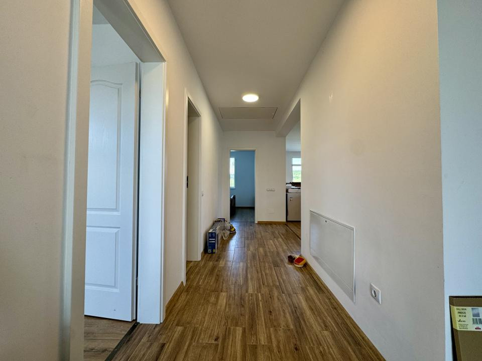 Casa individuala pe un singur nivel, 100 mp utili, 500 mp teren, Corușu