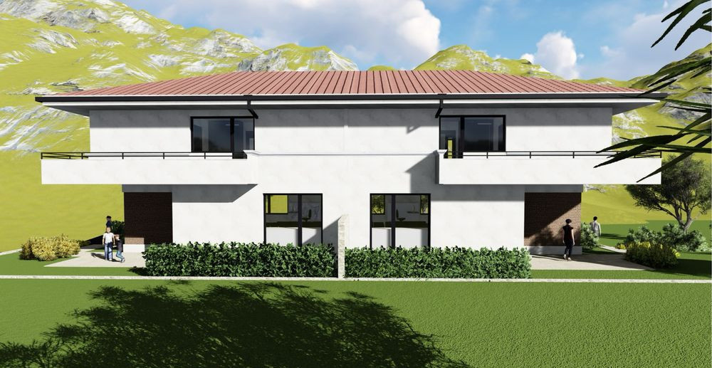 Duplex, 4 camere, 195mp, 445mp teren, zona Dambul Rotund