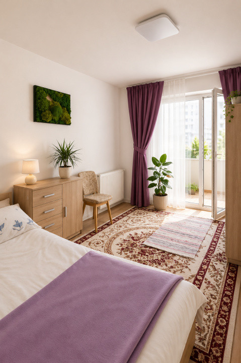 Apartament cu 2 camere,zona Kik,parter, parcare 