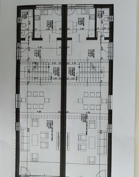 Duplex, 4 camere, 166mp, zona Dambul Rotund 