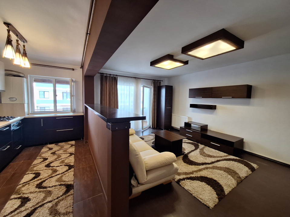 Apartament cu 2 camere, 52 mp, balcon, zona Terra