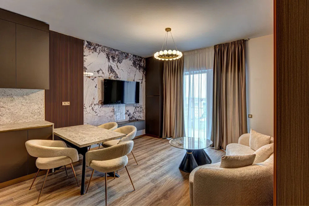 Apartament de 2 camere , 54  mp, Modern , Eroilor