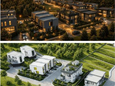 Teren autoziat ,de 3 Casa insiruite , zona TERRA 