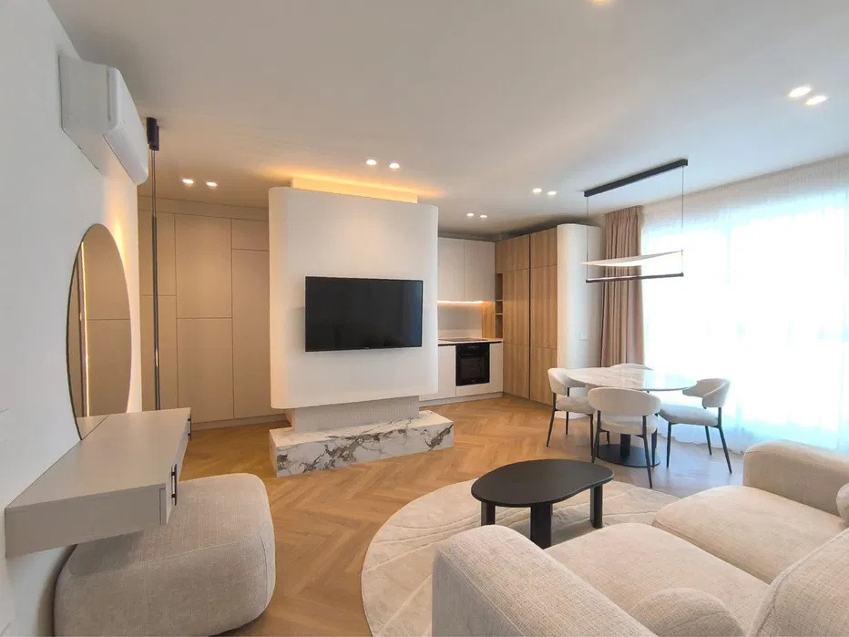 Apartament finisat modern, 52,6 mp, balcon, Columna Residence
