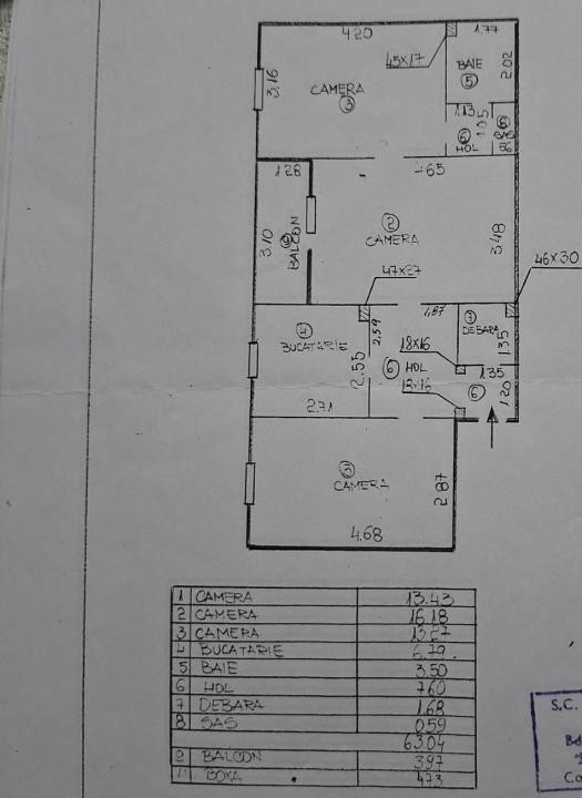 APARTAMENT CU 3 CAMERE,MANASTUR,ZONA ACADEMIEI DE MUZICA