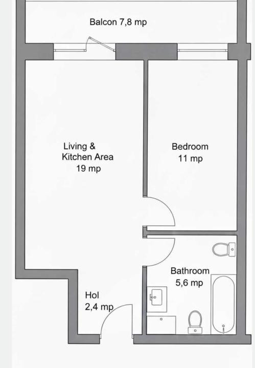 Apartament 2 camere ,NZEB bloc din 2026,etaj 1, zona Terra