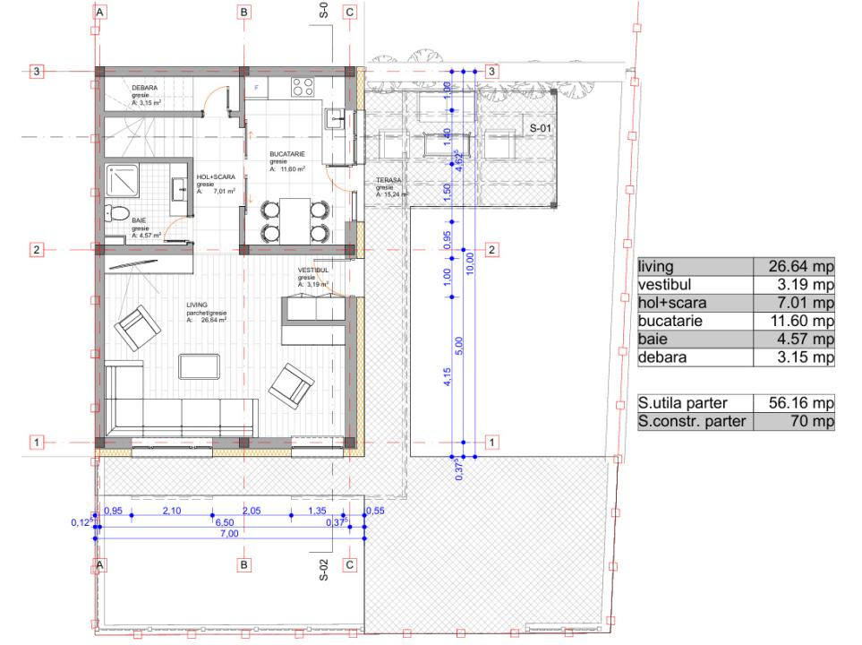 Cvadruplex premium Florești–140 mp, terasă panoramică,zona Stadionului