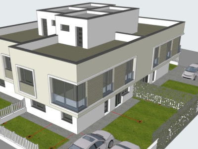 Cvadruplex premium Florești–140 mp, terasă panoramică,zona Stadionului