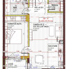 Apartament de 2 camere, 53.10mp, Semifinisat,zona Tineretului,Floresti