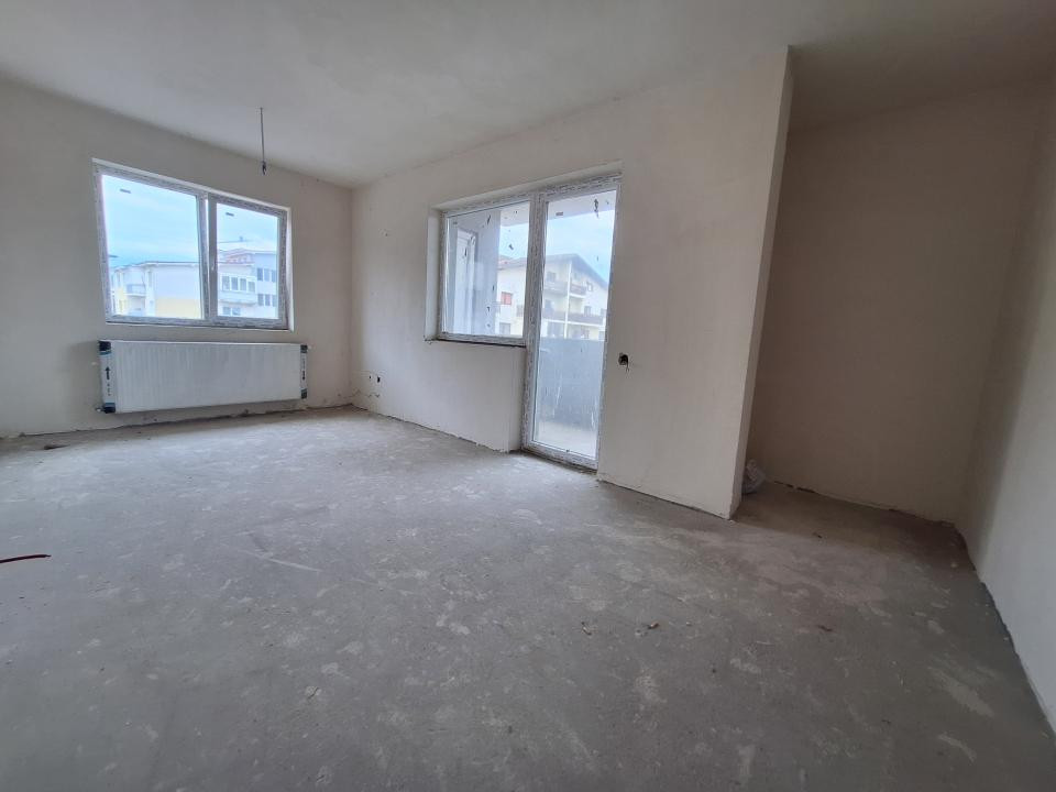 Apartament semifinisat cu CF, 69,63 mp, 2 bai, 2 balcoane, zona Terra