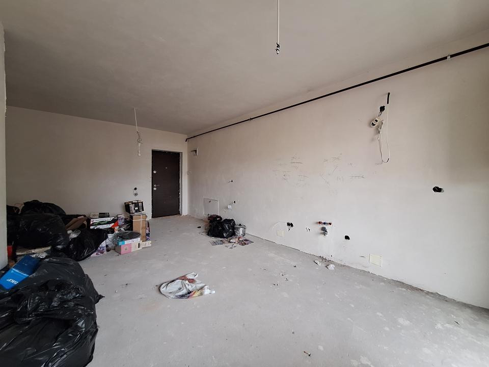 Apartament semifinisat cu CF, 69,63 mp, 2 bai, 2 balcoane, zona Terra