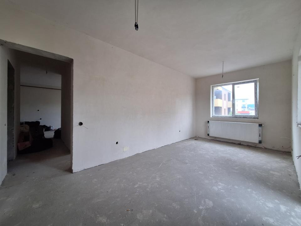 Apartament semifinisat cu CF, 69,63 mp, 2 bai, 2 balcoane, zona Terra